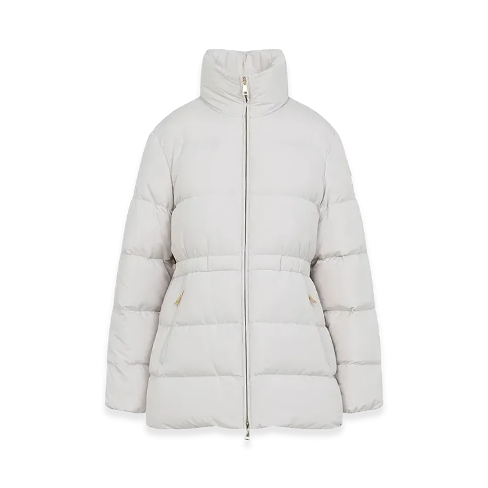 MONCLER Women's Brossette Down Jacket "White Ivory"