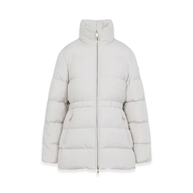 MONCLER Women's Brossette Down Jacket "White Ivory"