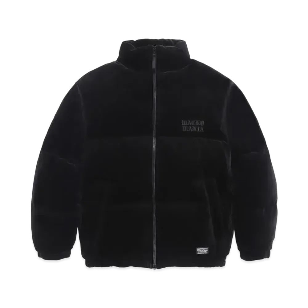 WACKO MARIA x NANGA Velvet Down Jacket "Black"