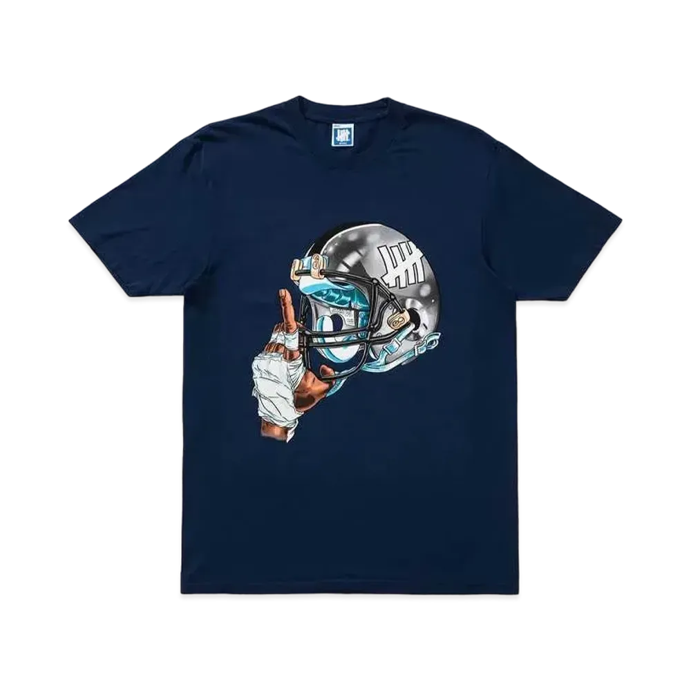 UNDEFEATED HELMET S/S TEE - 80280 "Navy"