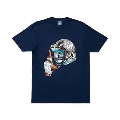 UNDEFEATED HELMET S/S TEE - 80280 "Navy"