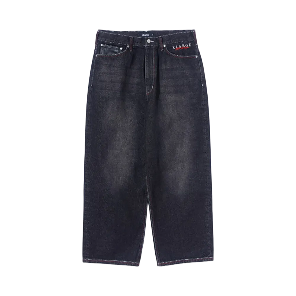XLARGE x lil Wayne Denim Pants "Black"