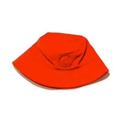 drew house mascot corduroy bucket hat "Red"