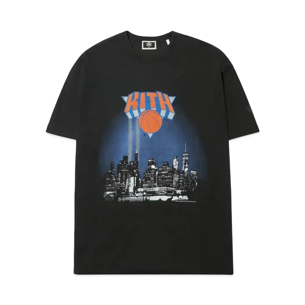 Kith x New York Knicks City Vintage Tee "Black"