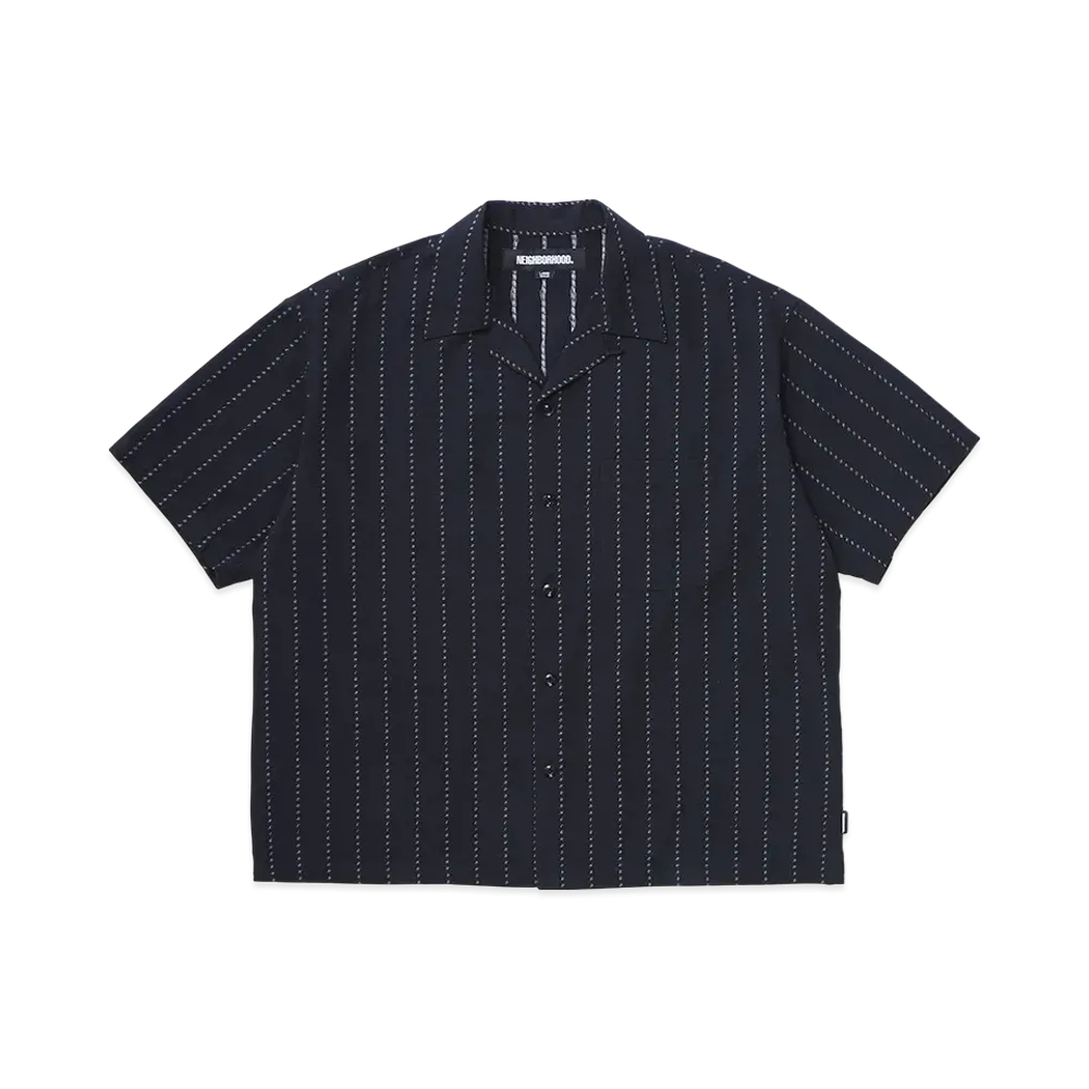 NEIGHBORHOOD Dobby Hawaiian Shirt SS "Black"