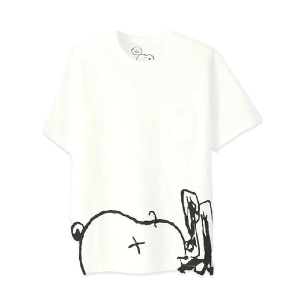 Uniqlo x KAWS x Peanuts Snoopy Face Pocket Tee "White"