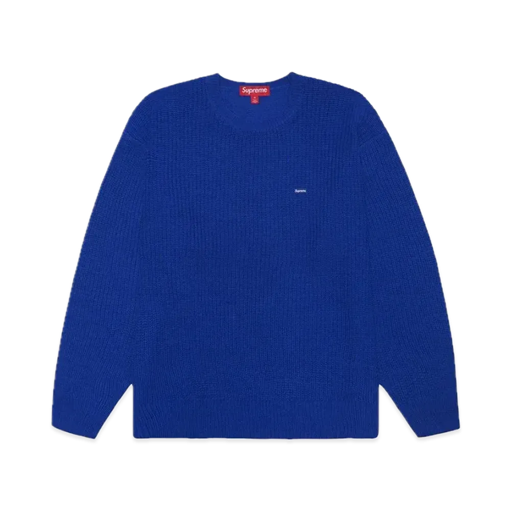 Supreme Small Box Ribbed Sweater "Royal"