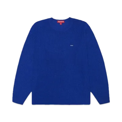 Supreme Small Box Ribbed Sweater "Royal"