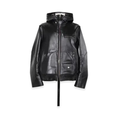 sacai Leather Blouson "Black"
