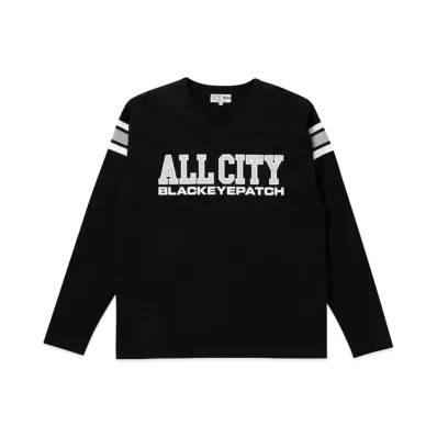 BlackEyePatch All City Football Heavy-Weight Tee "Black"
