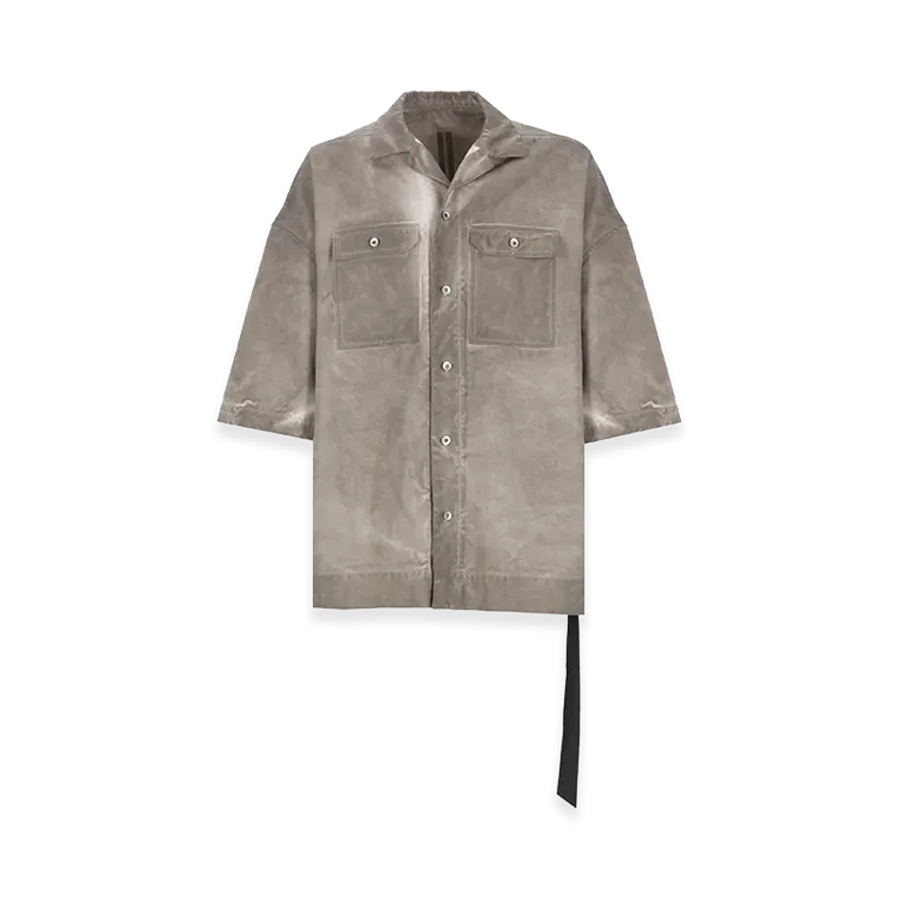 Rick Owens DRKSHDW Tommy Oversize Shirt "Beige"