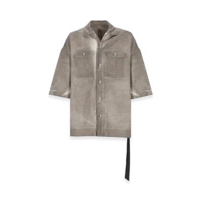 Rick Owens DRKSHDW Tommy Oversize Shirt "Beige"