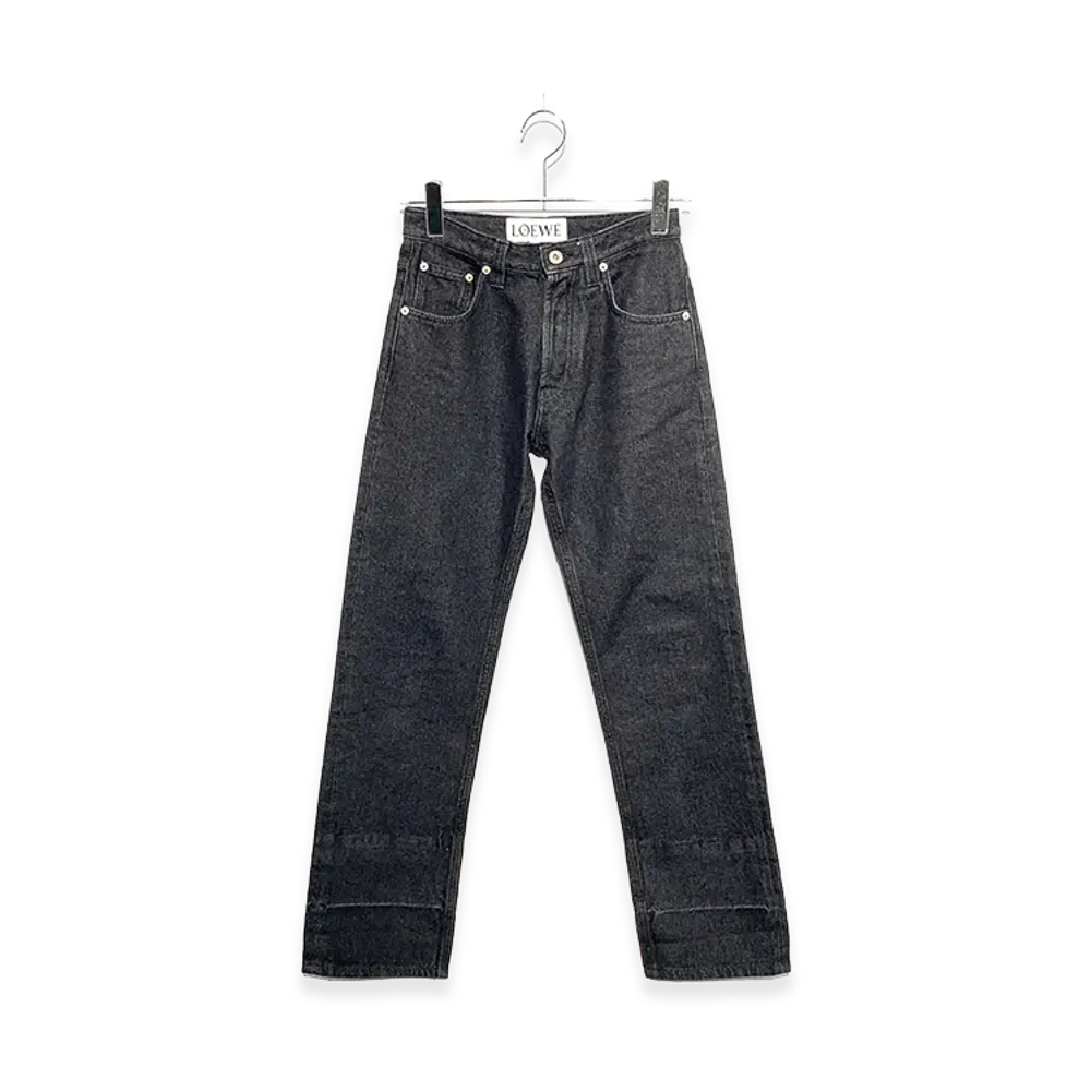 LOEWE Embroidered Knot 5 Pocket Jeans "Black"