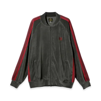 NEEDLES R.C. Track Jacket Velour "Charcoal"