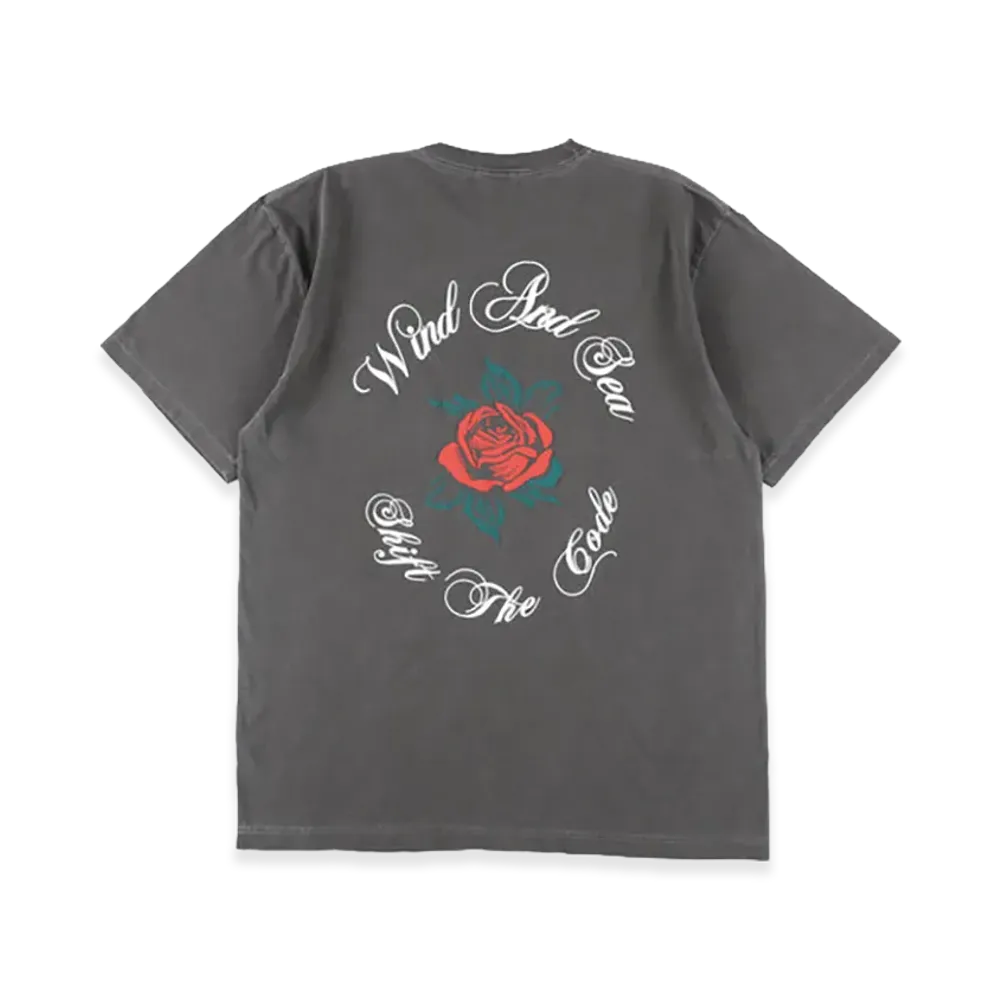 WIND AND SEA Rose Logo S/S Tee "Black"