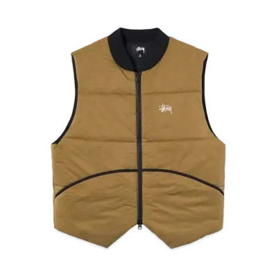 Stussy PRIMALOFT QUILTED VEST "Brown"