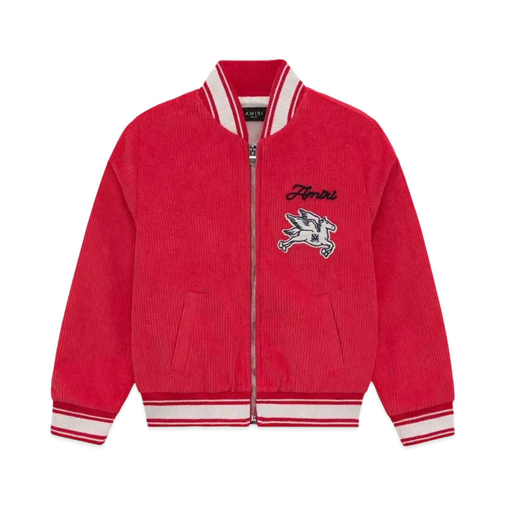 AMIRI Kids' Dreamers Bomber "Varsity Red"