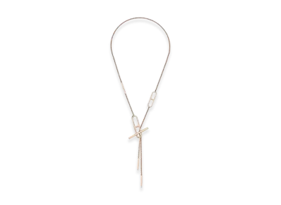 Hermes Ever Chaine D'ancre Necklace PM "Pink Gold"