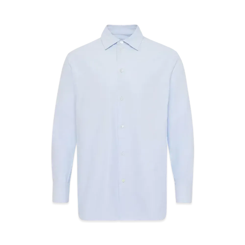 JW ANDERSON Classic Fit Oxford Shirt "Blue"
