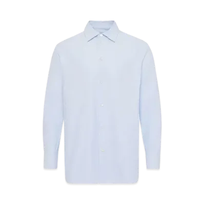 JW ANDERSON Classic Fit Oxford Shirt "Blue"