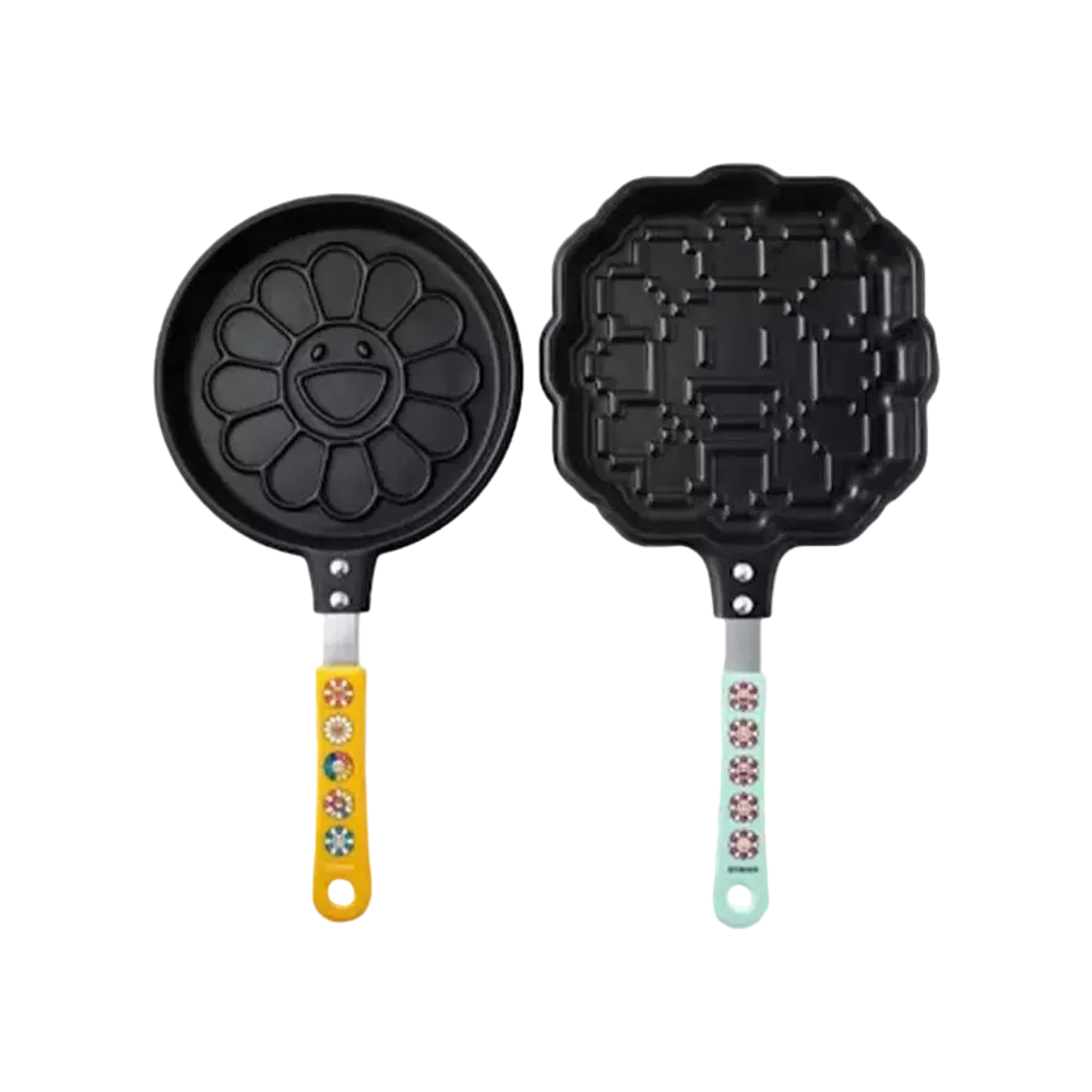 Kaikai Kiki -Takashi Murakami x Smart Magazine- Flower Pancake Maker Set of 2