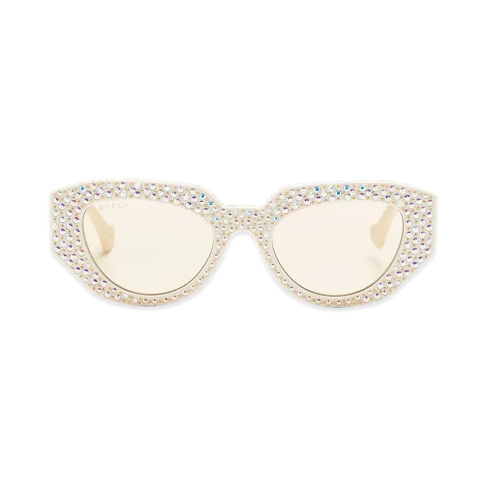 GUCCI Women's Cruise Sunglasses "White"
