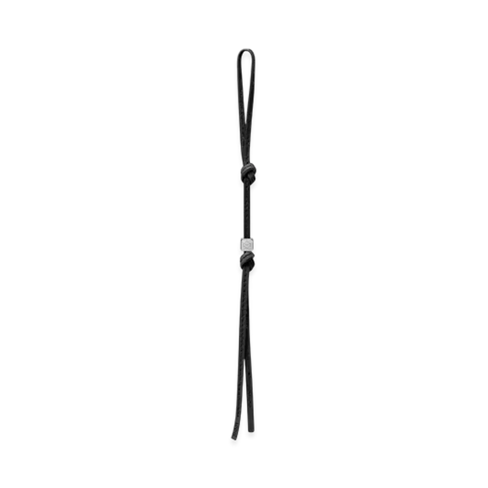 LOEWE Small Anagram Strap "Black Tonal/Palladium"