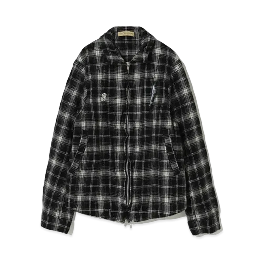 UNDERCOVER The Shepherd Full-Length Wool Puckering Blouson "Black"