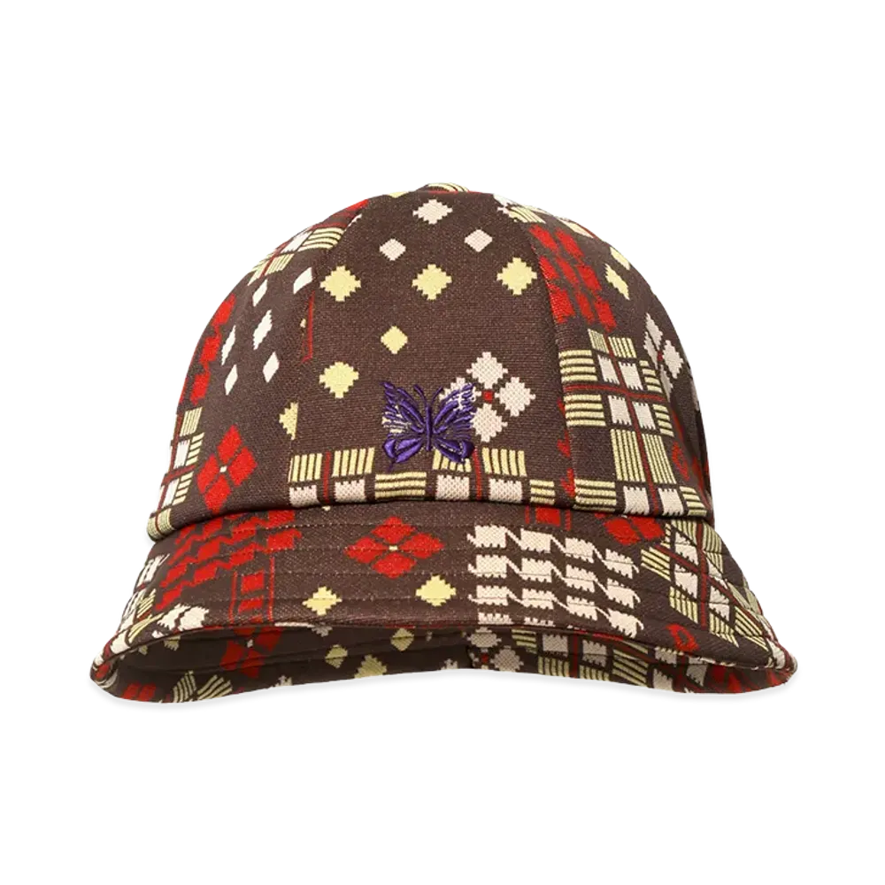 NEEDLES Bermuda Hat - Poly Jacquard "Brown"
