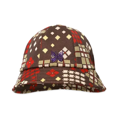 NEEDLES Bermuda Hat - Poly Jacquard "Brown"