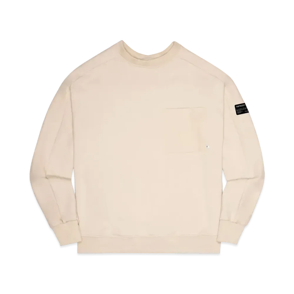 Richardson COMBAT PANEL CREWNECK SWEATSHIRT "Sand"
