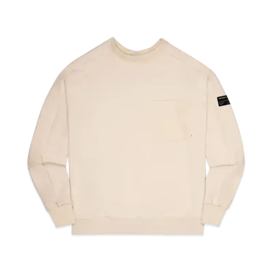 Richardson COMBAT PANEL CREWNECK SWEATSHIRT "Sand"