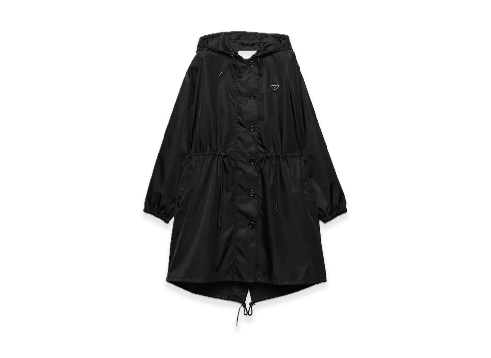 PRADA Re-Nylon Raincoat "Black"
