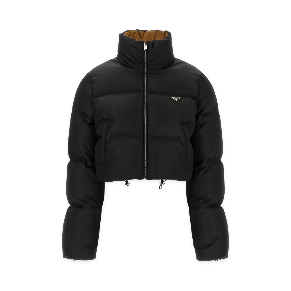 PRADA Women's Re-Nylon Down Jacket "Black"