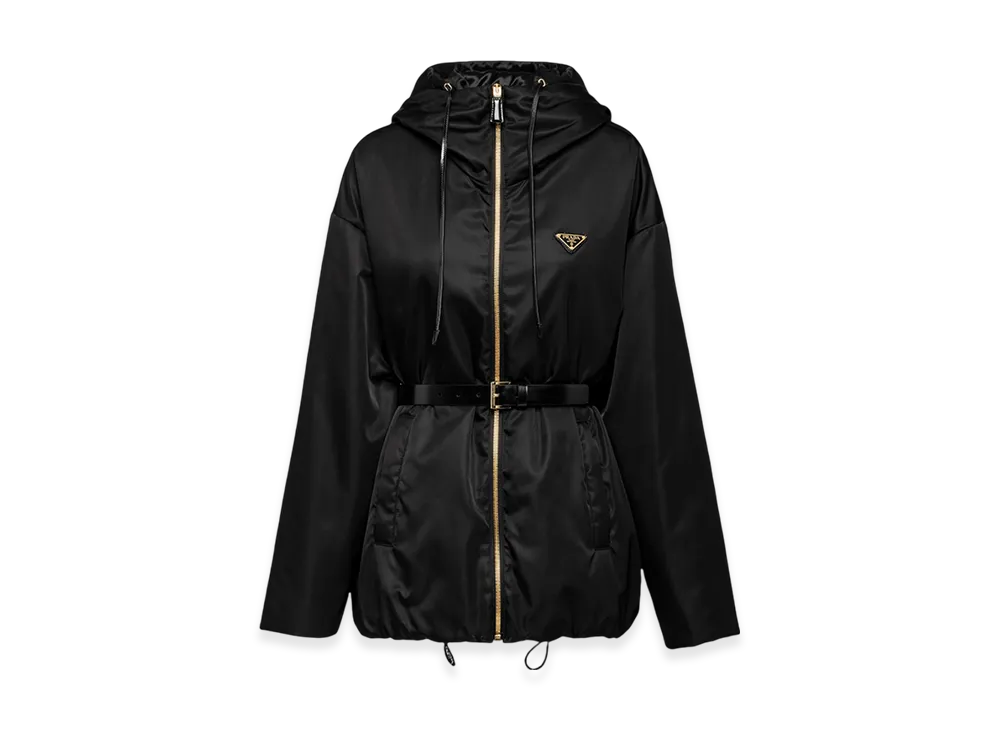 PRADA Women's Re-Nylon Blouson Jacket "Black"