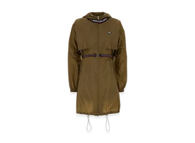 PRADA Women's Re-Nylon Raincoat "Green"