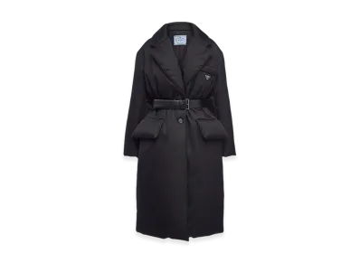 PRADA Women's Re-Nylon Down Coat "Black"