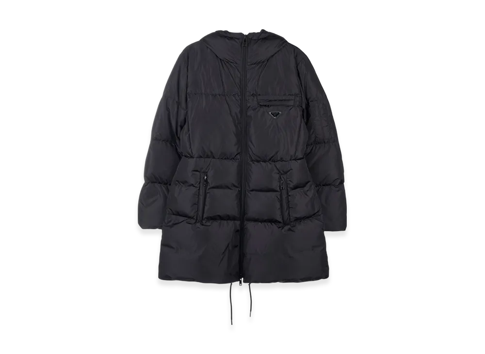 PRADA Women's Re-Nylon Down Jacket "Black"