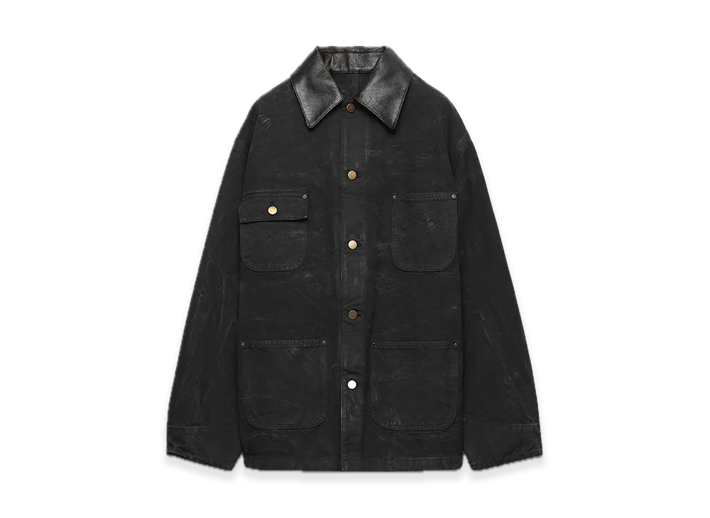 PRADA Canvas Briefcase Jacket "Black"