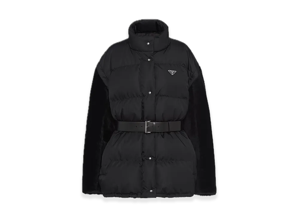 PRADA Re-Nylon Down Jacket "Black"