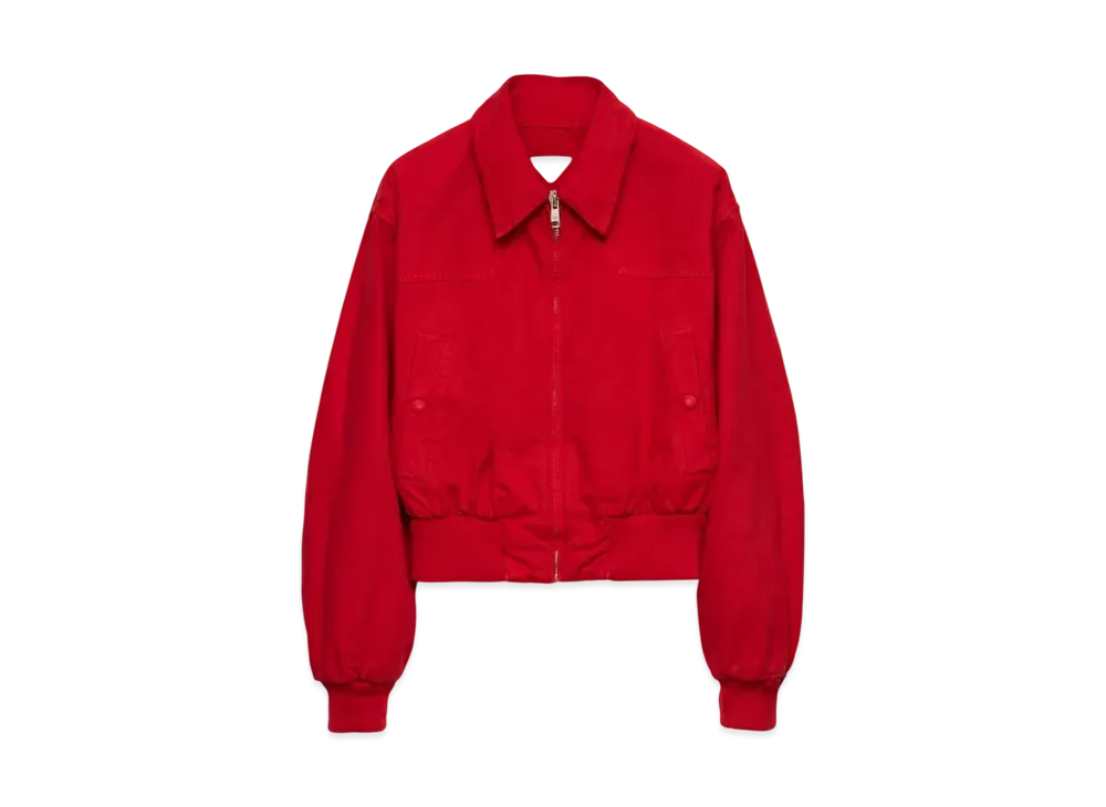 PRADA Women's Canvas Jacket "Red"