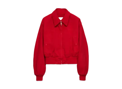 PRADA Women's Canvas Jacket "Red"