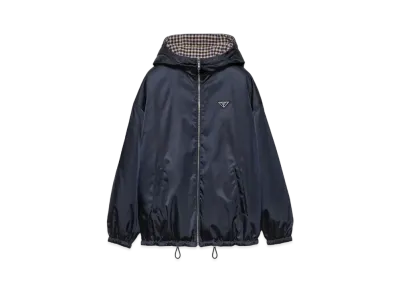 PRADA Women's Re-Nylon Blouson Jacket "Navy"