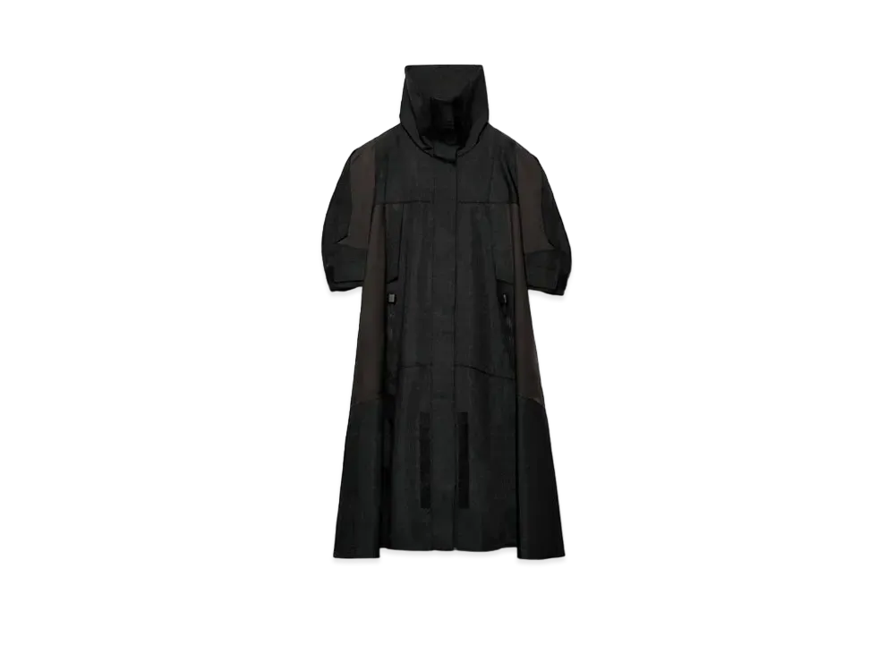 PRADA Women's Canvas Coat "Black"
