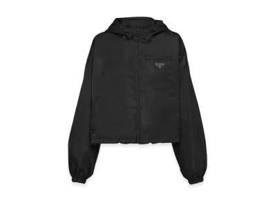 PRADA Women's Re-Nylon Cropped Jacket "Black"