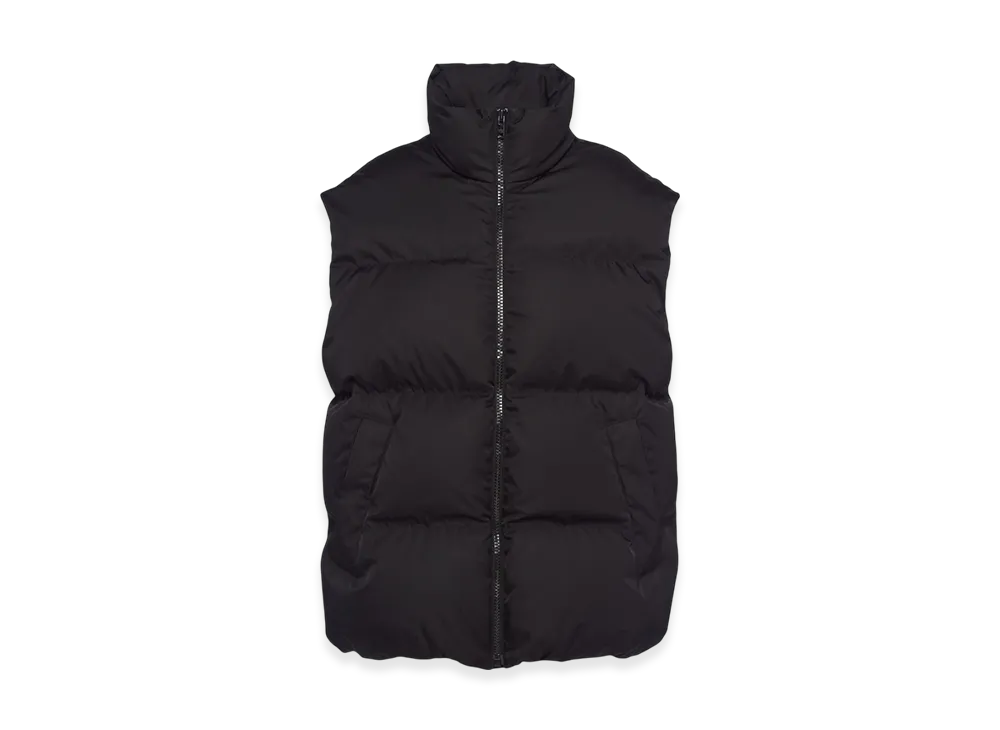 PRADA Women's Oversized Re-Nylon Down Vest "Black"