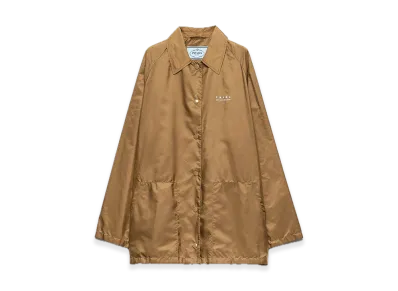 PRADA Lightweight Re-Nylon Blouson Jacket "Brown"