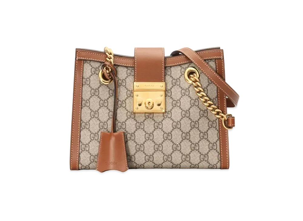GUCCI Padlock Small GG Shoulder Bag "GG Supreme"