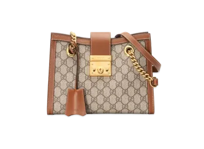 GUCCI Padlock Small GG Shoulder Bag "GG Supreme"