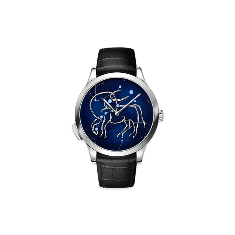 Van Cleef & Arpels Midnight Zodiaque Lumineux Tauri Taurus watch "18K White gold"